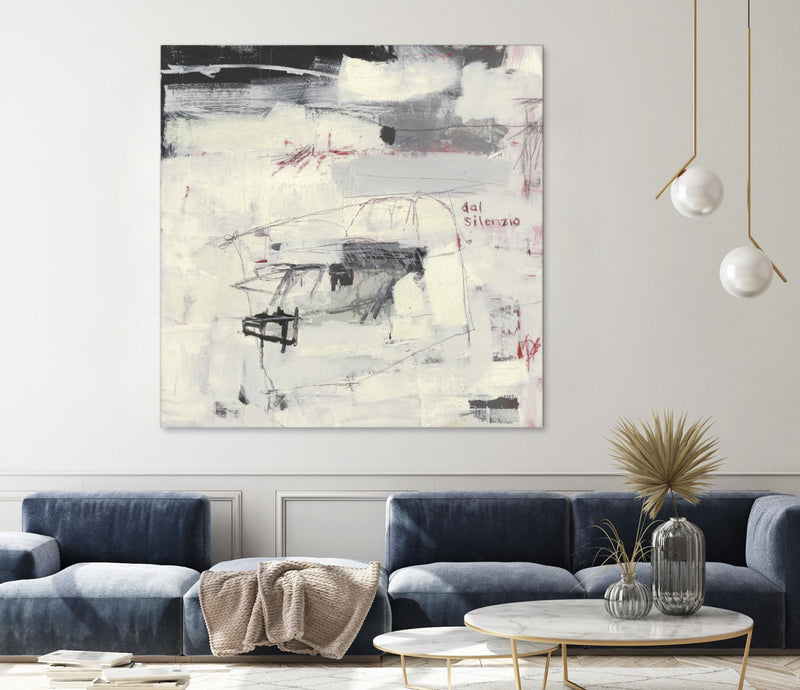 \"Structures From Silence\" Giant Art 72x72 Wall Art