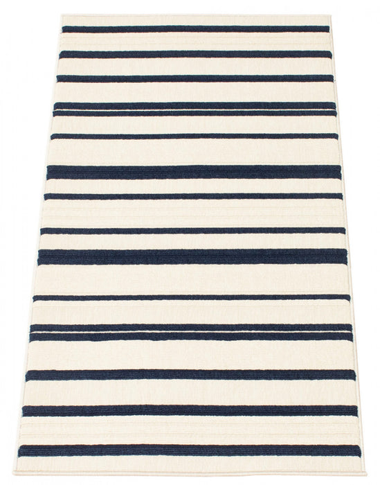 Talya Blue-Ivory 2'8\" x 4'11\" Area Rug