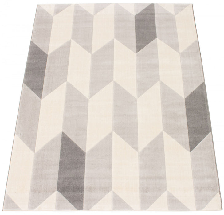 Zima Grey 4'7\" x 6'7\" Area Rug