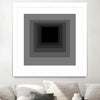 "After Josef A" Matted and Framed White 36x36 Wall Art