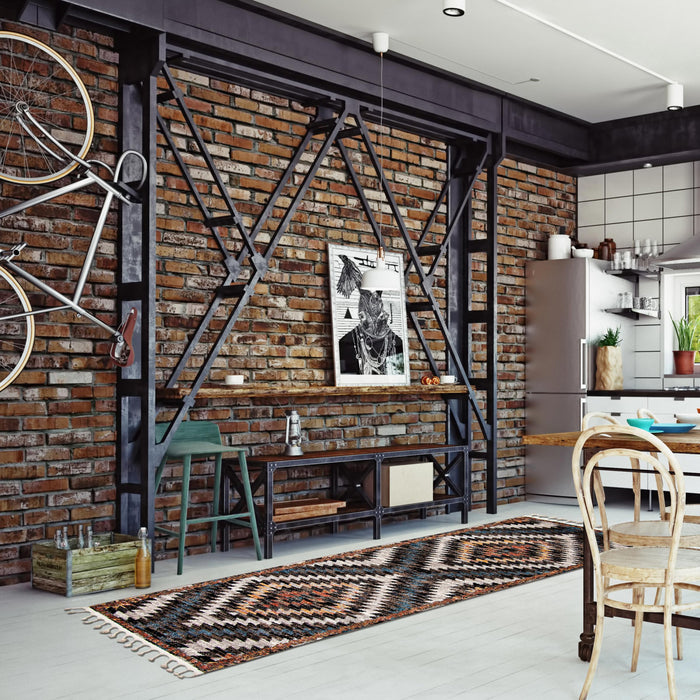 Vera Sun Multi-Colour Area Rug - 2'7\" x 8'4\"