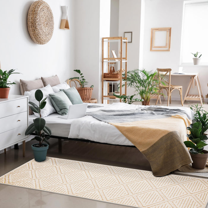 Xantha Taupe Area Rug - 2'6\" x 12'0\"
