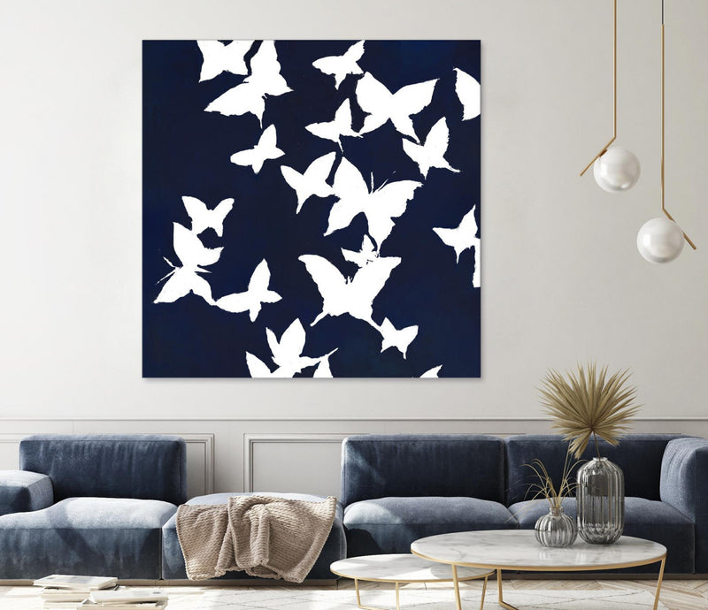 \"Flutterbys V3\" Giant Art 54x54 Wall Art