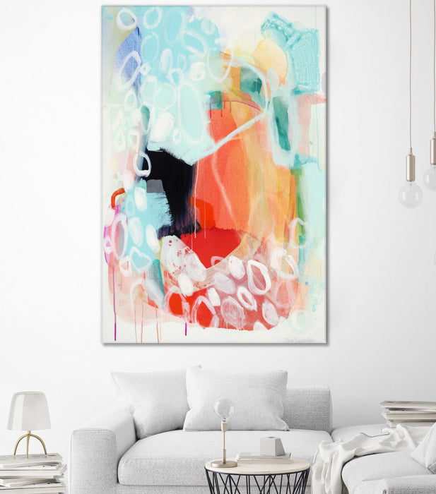 \"Cherry Creamsicle Love\" Giant Art 72x48 Wall Art