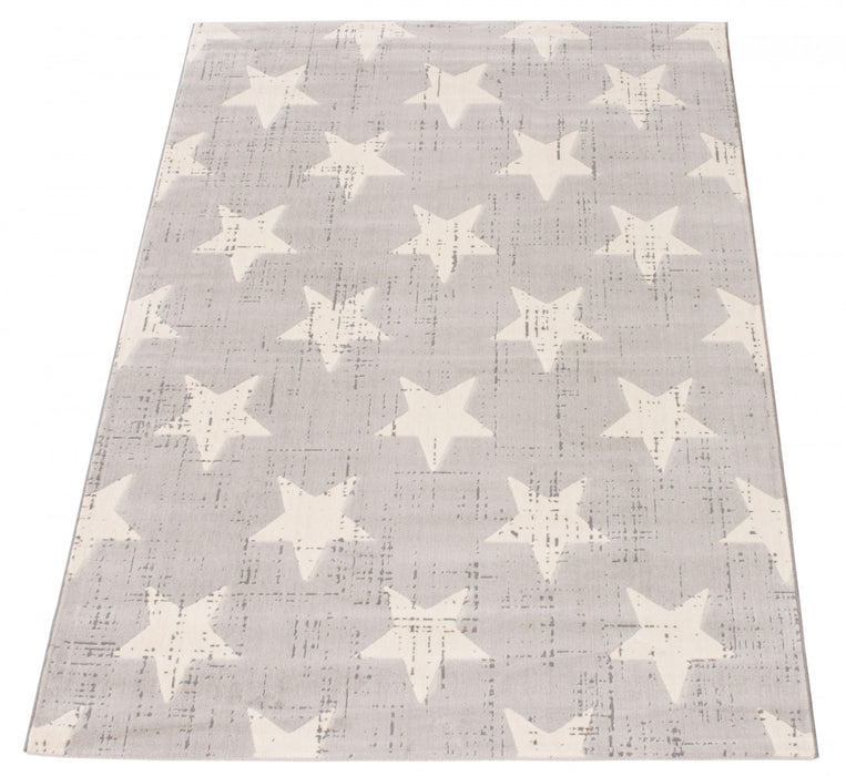 Ira Light Grey 3'11\" x 5'7\" Area Rug