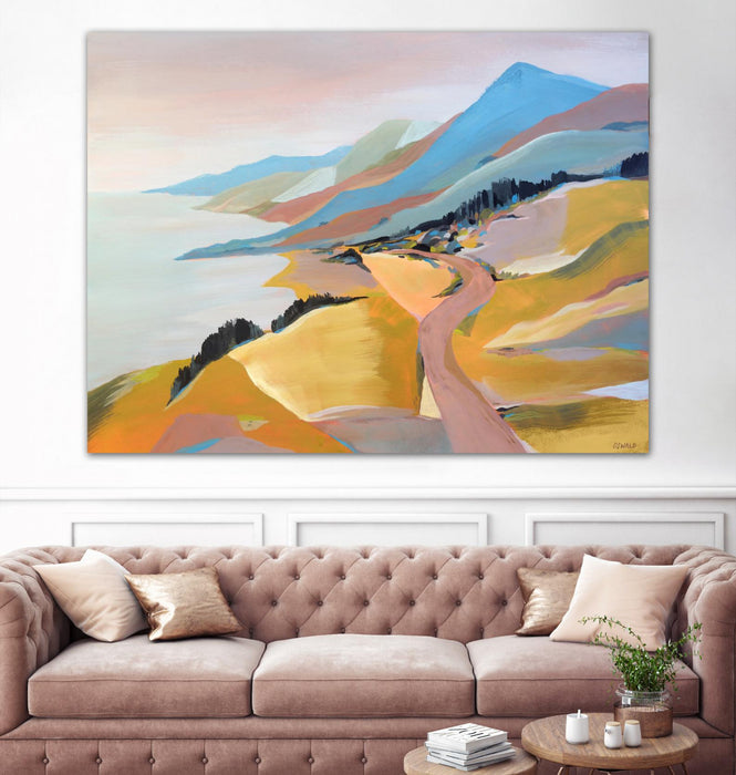 \"Monterey To The Sea\" Giant Art 72x54 Wall Art