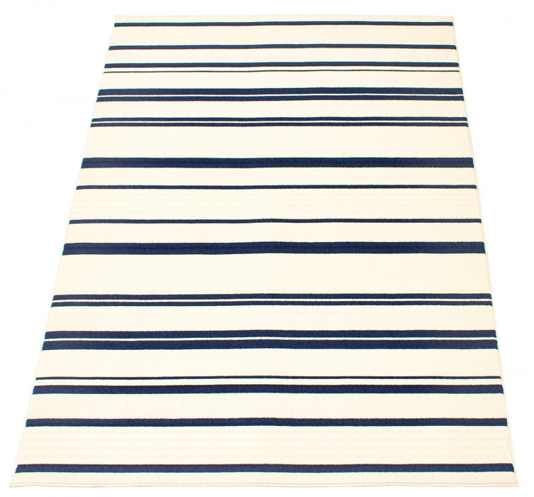 Talya Blue-Ivory 4'7\" x 6'7\" Area Rug