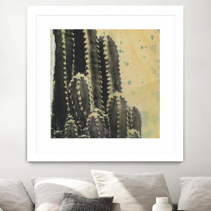 \"Desert Dreams Iv\" Matted and Framed White 30x30 Wall Art