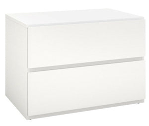 Nordika Storage Nightstand - White