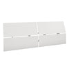 Nordika Queen Panoramic Panel Headboard - White