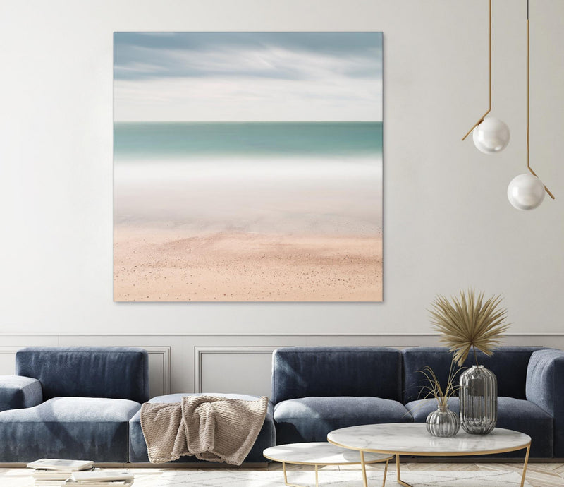 \"Beach, Sea, Sky\" Giant Art 72x72 Wall Art