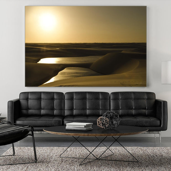 \"Golden Sunset\" Giant Art 72x48 Wall Art