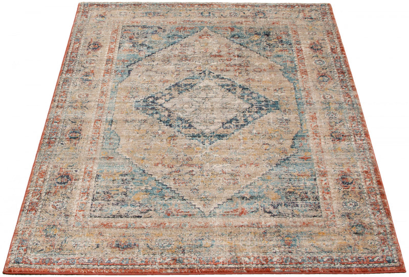 Bolivar Bijar Multi Colour Area Rug - 5'3\" x 7'6\"