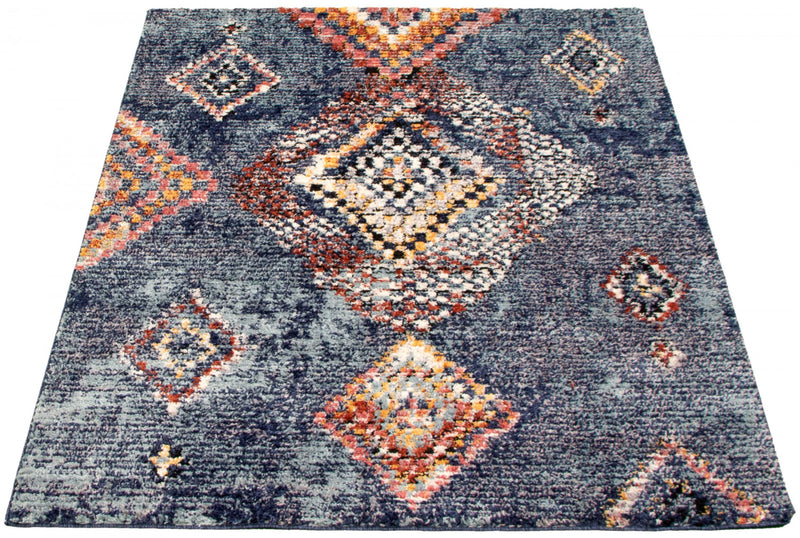 Makondo Mosaique Blue Area Rug - 5'3\" x 7'3\"