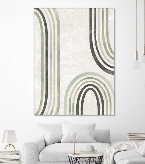 \"Modern Arc In Color I\" Giant Art 72x54 Wall Art