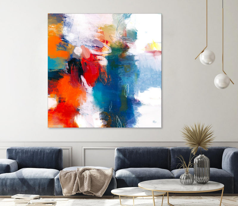 \"It's A Party Ii\" Giant Art 54x54 Wall Art