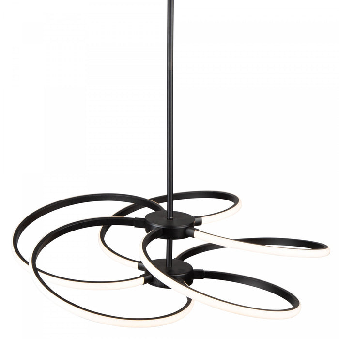 Equinox 30 W LED Black Pendant Light