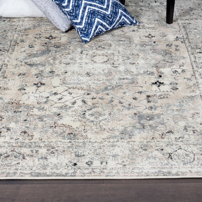 Far Beige 3x5 Area Rug