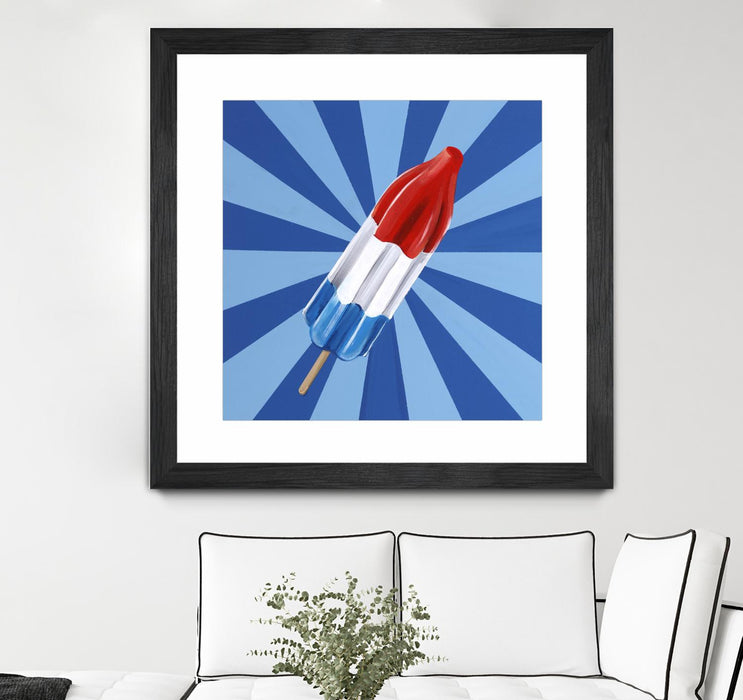 \"Daily Cravings Vi\" Matted and Framed Black 30x30 Wall Art