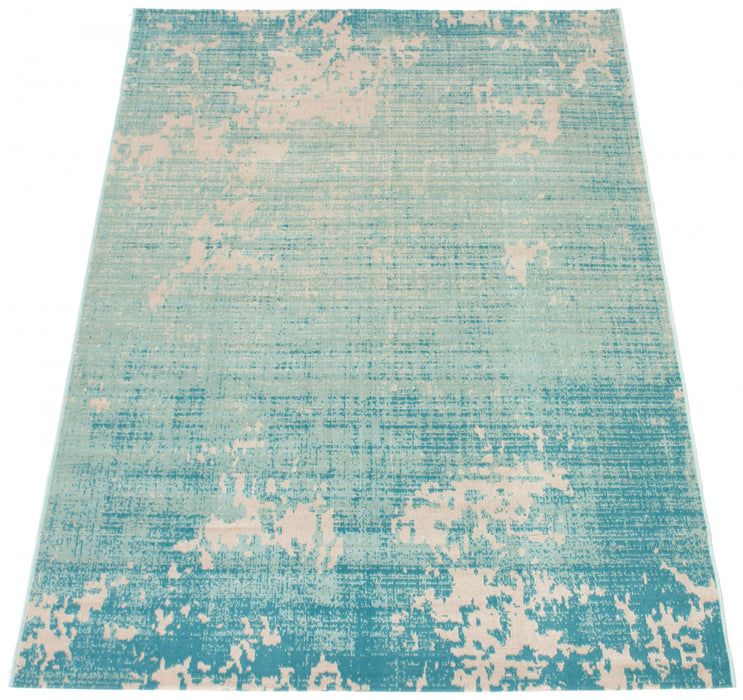 Janaki Teal 5'3\" x 7'7\" Area Rug
