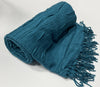 Sion Blue Throw Blanket - 50x60