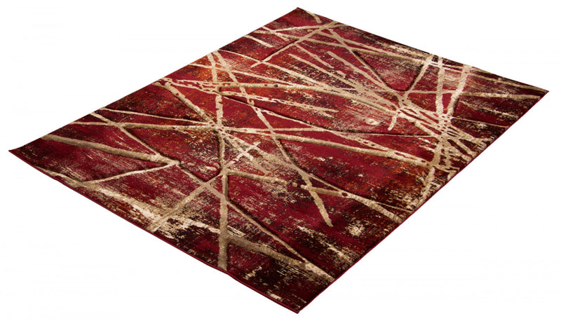 Cherokee Red Area Rug - 5'3