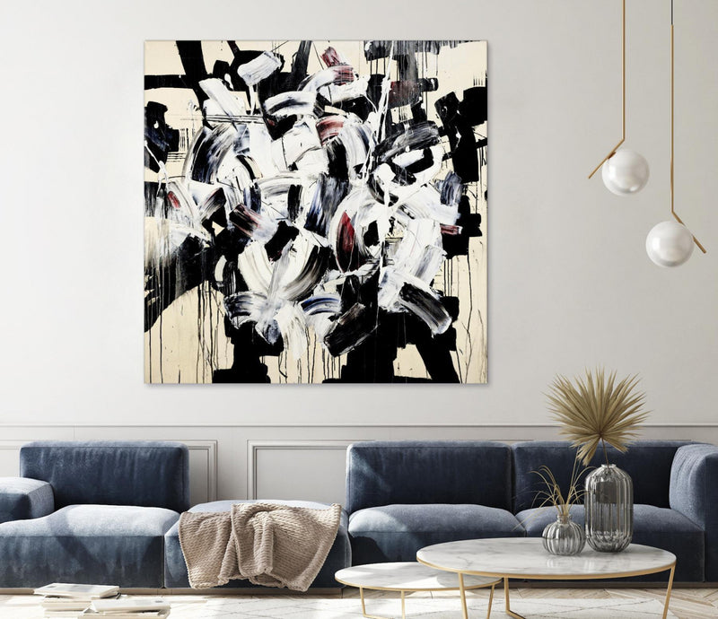 \"Racing Thoughts\" Giant Art 54x54 Wall Art