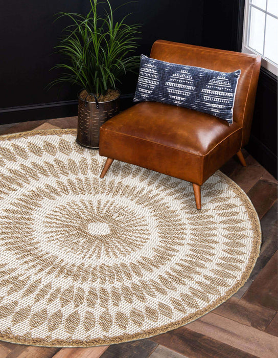 Blaine Taupe Area Rug - 6'3\" x 6'3\"