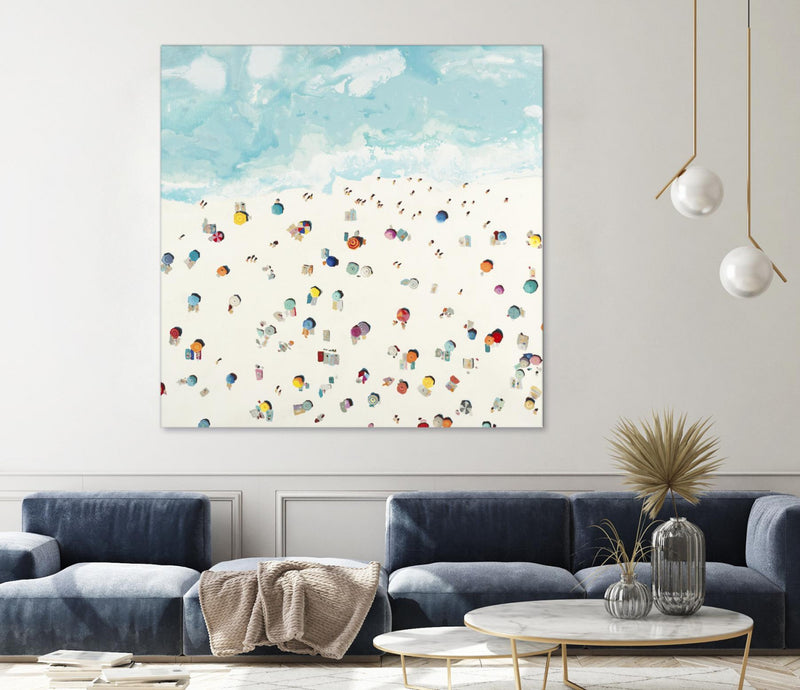 \"Beach Days\" Giant Art 72x72 Wall Art