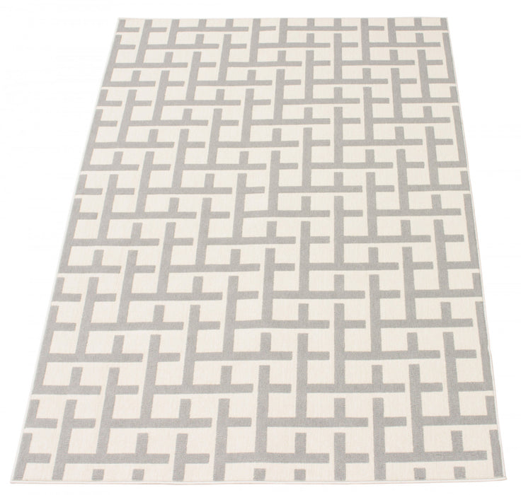 Brangane Light Grey 4'7\" x 6'7\" Area Rug
