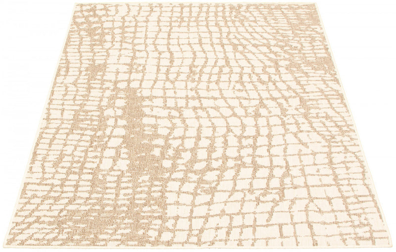 Sadie Safari Champagne-Taupe Area Rug - 5'3\" x 7'7\"