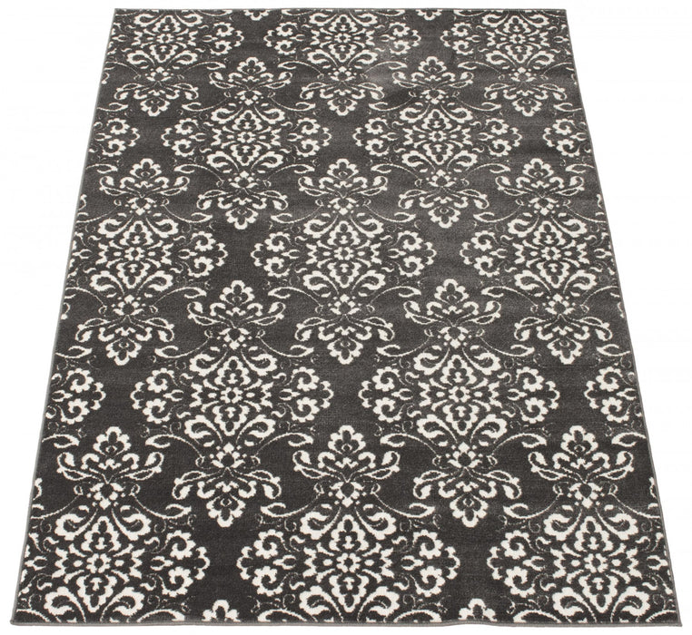 Caledonia Grey 3'11\" x 5'7\" Area Rug