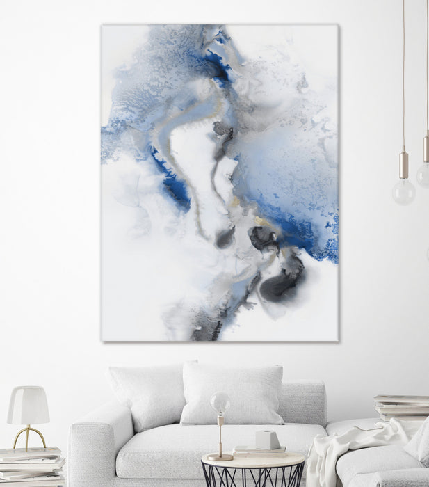 \"Watercolour Blue Ii\" Giant Art 72x54 Wall Art