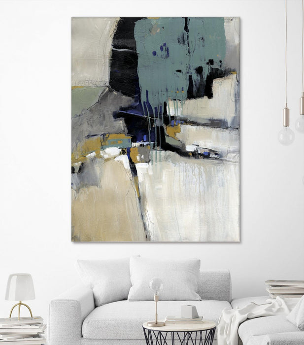 \"Fluidity I\" Giant Art 72x54 Wall Art