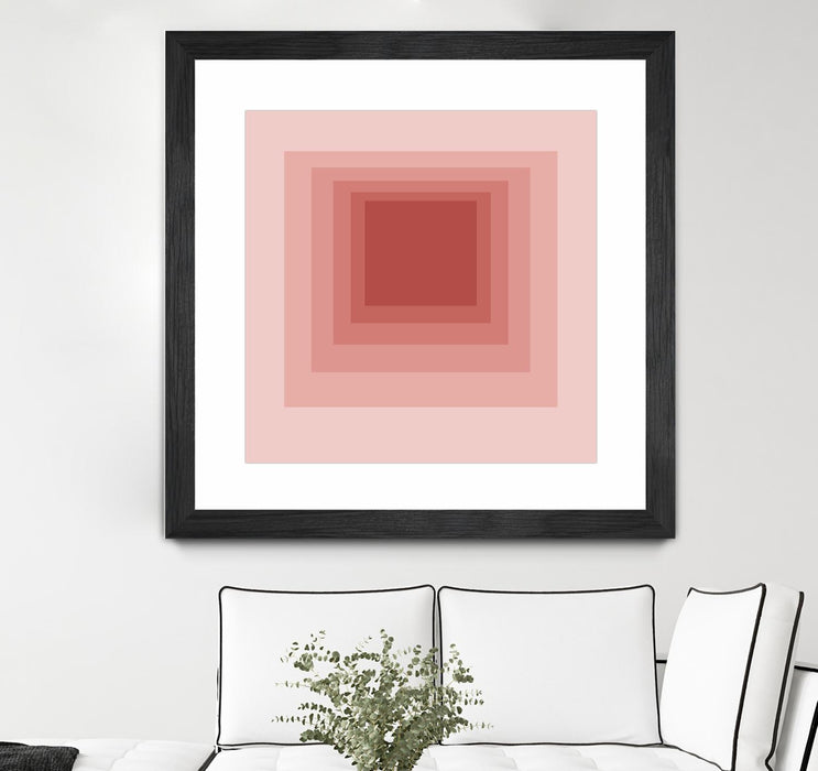 \"After Josef O\" Matted and Framed Black 30x30 Wall Art