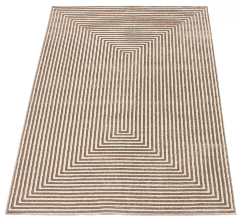 Kiah Taupe 6'7\" x 9'6\" Area Rug