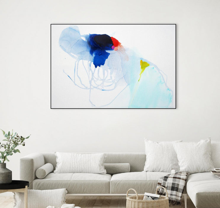\"Backstage\" Canvas Framed Black 36x24 Wall Art