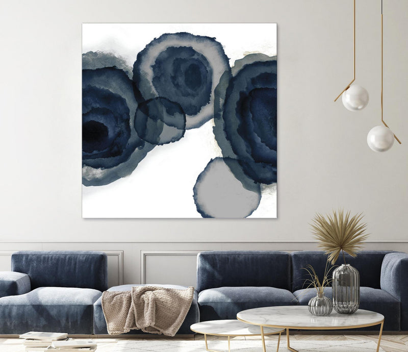 \"Blotted Ink Ii\" Giant Art 54x54 Wall Art