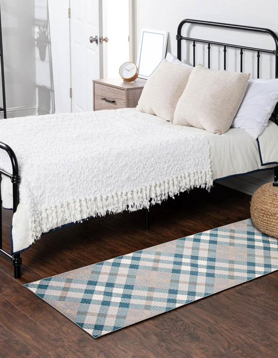 Kors Grey Machine Washable Area Rug - 2'6\" x 8'0\"