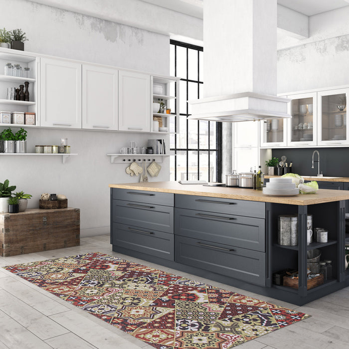 Bellezza Red 2'2\" x 6'0\" Area Rug - S of 2