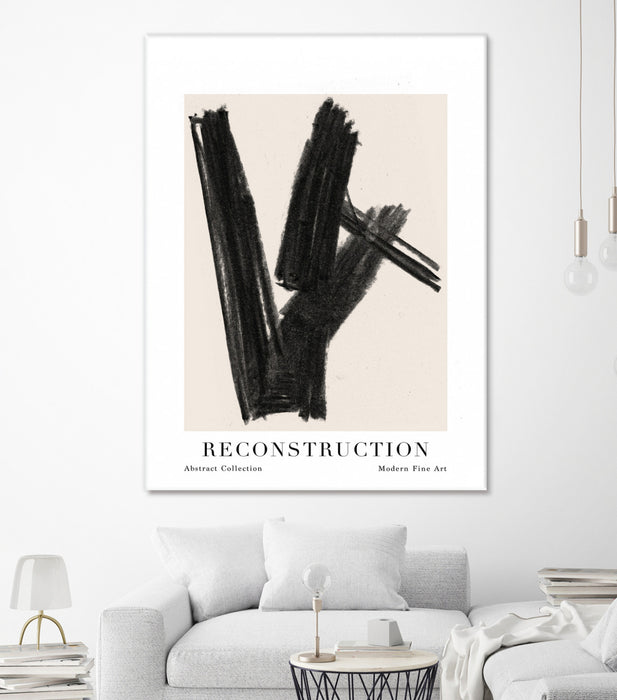 \"Reconstruction\" Giant Art 72x54 Wall Art