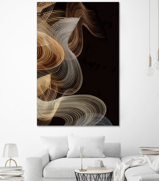 \"Smokey Lines\" Giant Art 84x54 Wall Art