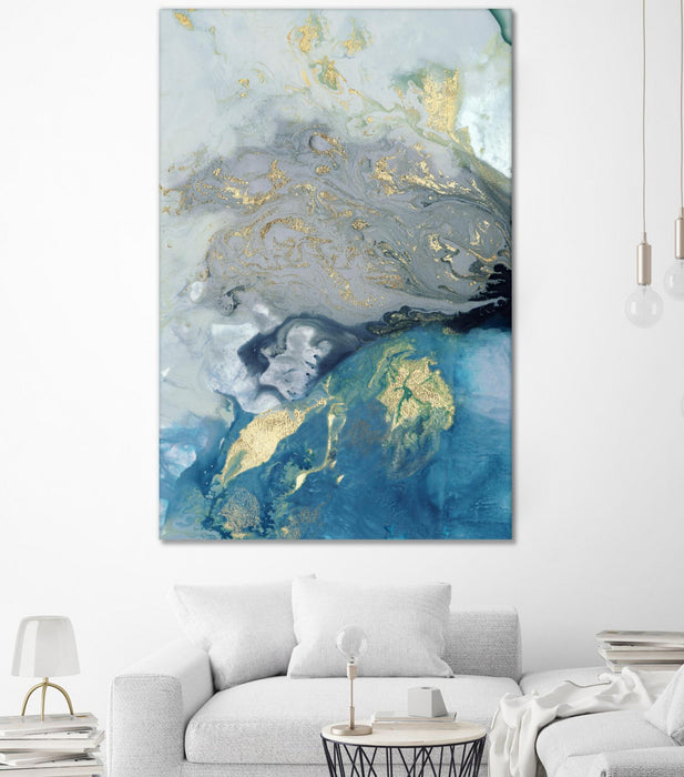\"Ocean Splash I\" Giant Art 72x48 Wall Art