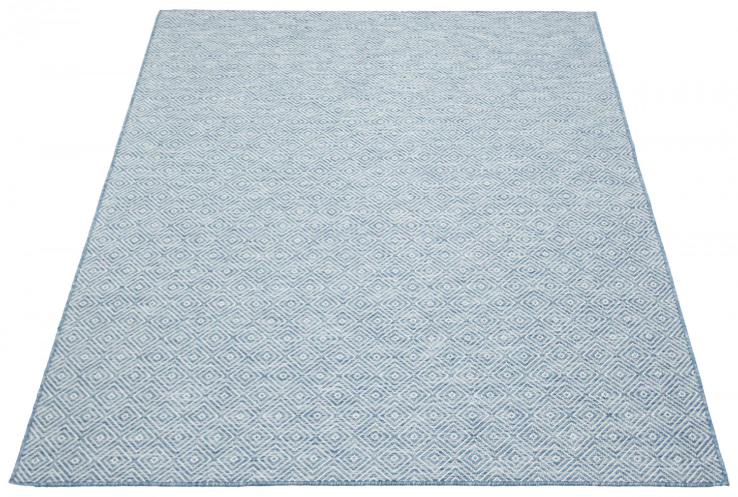 Diamond Rug Blue Neisha Diamond Blue Rug 6'7