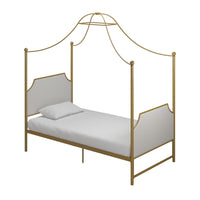 Little Seeds Monarch Hill Clementine Twin Canopy Bed - Gold 