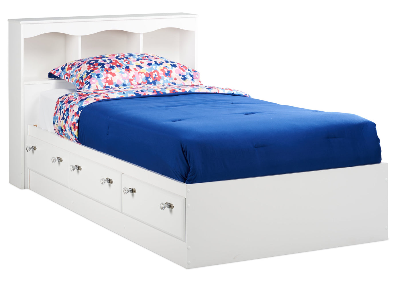 Bookcase bed frame twin deals