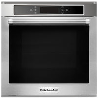 KitchenAid 24'' 2.6 Cu. Ft. Single Electric Wall Oven – KOSC104FSS