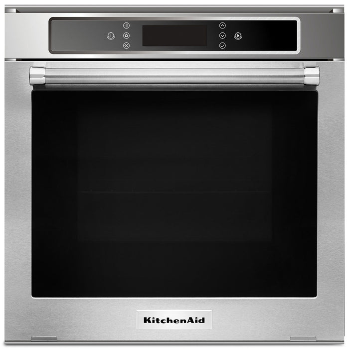 KitchenAid 24'' 2.6 Cu. Ft. Single Electric Wall Oven – KOSC104FSS