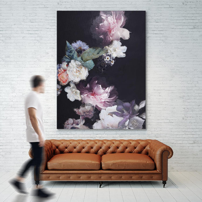 \"Purple Blossom 1\" Giant Art 72x54 Wall Art