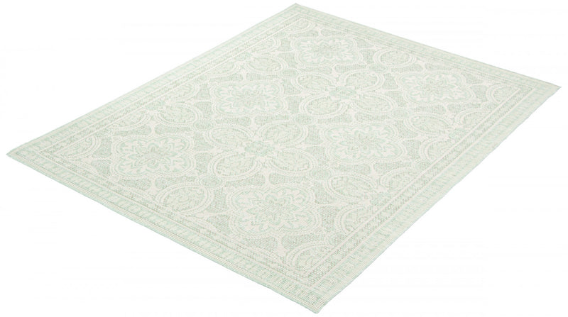 Neisha Traditional Mint Rug 5'3\" X 7'3\" Area Rug